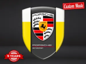 Porsche Emblèmes Auto Résistants Qualité Pro Supérieure